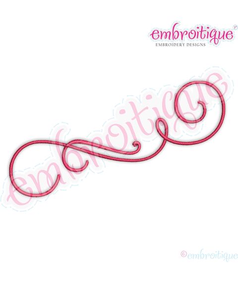 Mix It Up Curly Calligraphy Accents Flourishes - Full Set, 4 image