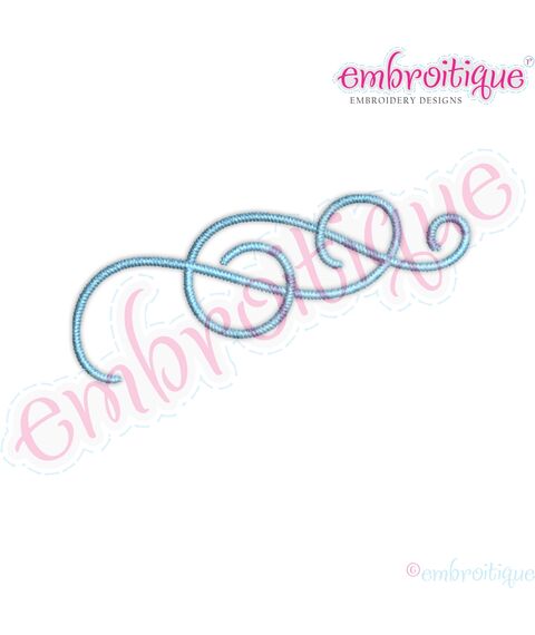 Mix It Up Curly Calligraphy Accents Flourishes - Full Set, 7 image