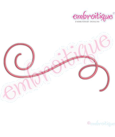 Mix It Up Curly Calligraphy Accents Flourishes - Full Set, 8 image