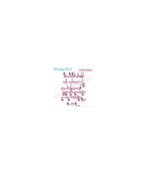 Penelope Super Set - Exclusive Calligraphy Script Monogram Alphabet Font for Machine Embroidery, 13 image