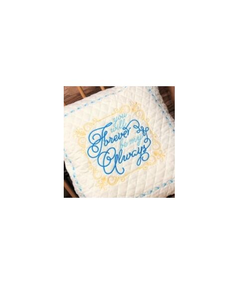 You Will Forever Be My Always Embroidery Design, 2 image