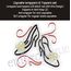 Cupcake Wrapper and Topper Set - Glass Slippers, 2 image