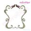 Blissful Doves Vintage Font Frame, 2 image