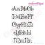 Bows Curly Whimsical Embroidery Alphabet Monogram Set