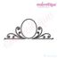 Vintage Oval Monogram Font Frame, 2 image