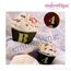 Cupcake Wrapper and Topper Set - Army Monogram and Toy Soldier