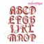 Fancy 3 Monogram Font Set
