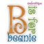 Beanie Curly Whimsical Monogram Font 1", 2", 3", 4"
