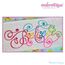 Believe Calligraphy Script Embroidery Design - Large