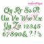 Fancy Pants Basic Fill Stitch Monogram Set - Large 4"- 8"