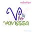 Vanessa Monogram Font Set - Small