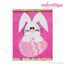 Bunny with Egg Applique - Small, 2 image