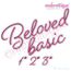 Beloved Basic - Beautiful Calligraphy Monogram Alphabet 1", 2", 3" - EXCLUSIVE