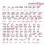 Beloved Alternates 5 - Beautiful Calligraphy Monogram Alphabet 1", 2", 3" - EXCLUSIVE