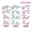 Beloved Alternates Set 2 - Beautiful Calligraphy Monogram Alphabet 1", 2", 3" - EXCLUSIVE