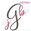 Melissa Monogram Super Set - Hand Lettered Calligraphy Script - Sets 1-4 included!!   2 - 1", 2", 3"
