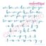 Melissa Monogram Set -  Hand Lettered Calligraphy Script - Set 2 - 1", 2", 3", 2 image