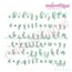 Melissa Monogram Super Set - Hand Lettered Calligraphy Script - Sets 1-4 included!!   2 - 1", 2", 3"