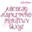 Alexa Monogram Set - Beautiful hand drawn calligraphy font for embroidery