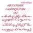 Alicia Calligraphy Monogram - Set 4 - Embroitique Exclusive!