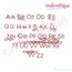 Becca Set 10 - EXCLUSIVE - Thin Calligraphy Swash Upright Alphabet Font for Machine Embroidery