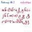 Buttercup Calligraphy Monogram Super Set **SMALL** - Basic and ALL Alternate sets included!