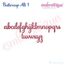 Buttercup Calligraphy Monogram Super Set **SMALL** - Basic and ALL Alternate sets included!