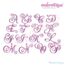 Charming Calligraphy Script Monogram Set - Medium CAPS ONLY - 3", 3.5", 4"