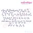 Charming Calligraphy Script Monogram Set - Small - Full Set 1", 1.5", 2", 2.5"