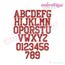Friday Night Lights Sport Football Varsity Block Monogram Font - Instant Download -Digital Machine Embroidery Design