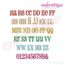 Jackson Monogram Alphabet Font - Great for Boys, and Girls Too