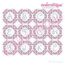 Romance Fancy Framed Monogram Initial Alphabet Font for Machine Embroidery, 2 image