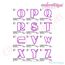 Taylor Applique Monogram Set - Small - 1.5", 2", 3", 3.5", 4 image