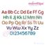 Thomas Monogram Set - Small - Perfect for Boys and Girls - .5", 1", 1.5", 2", 2 image
