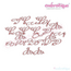 Eleanor Set 3 Lower case alternates - Small - Calligraphy Script Machine Embroidery Monogram Alphabet Font - Embroitique - BX Files included