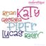 Addyson Set 2 Whimsical Machine Embroidery Alphabet Monogram Font - Great for Boys and Girls!, 3 image