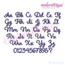 Lemondrop Monogram Font - Adorable & Sweet Font - 1", 1.5", 2", 2.5", 3", 4" - Machine Embroidery Design from Embroitique