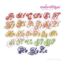Featherly Monogram Set -Small Sizes -  Script Italics Font, 3 image