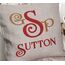 Mortimer Monogram Medium Fill Stitch Curly & Block Font, 2 image
